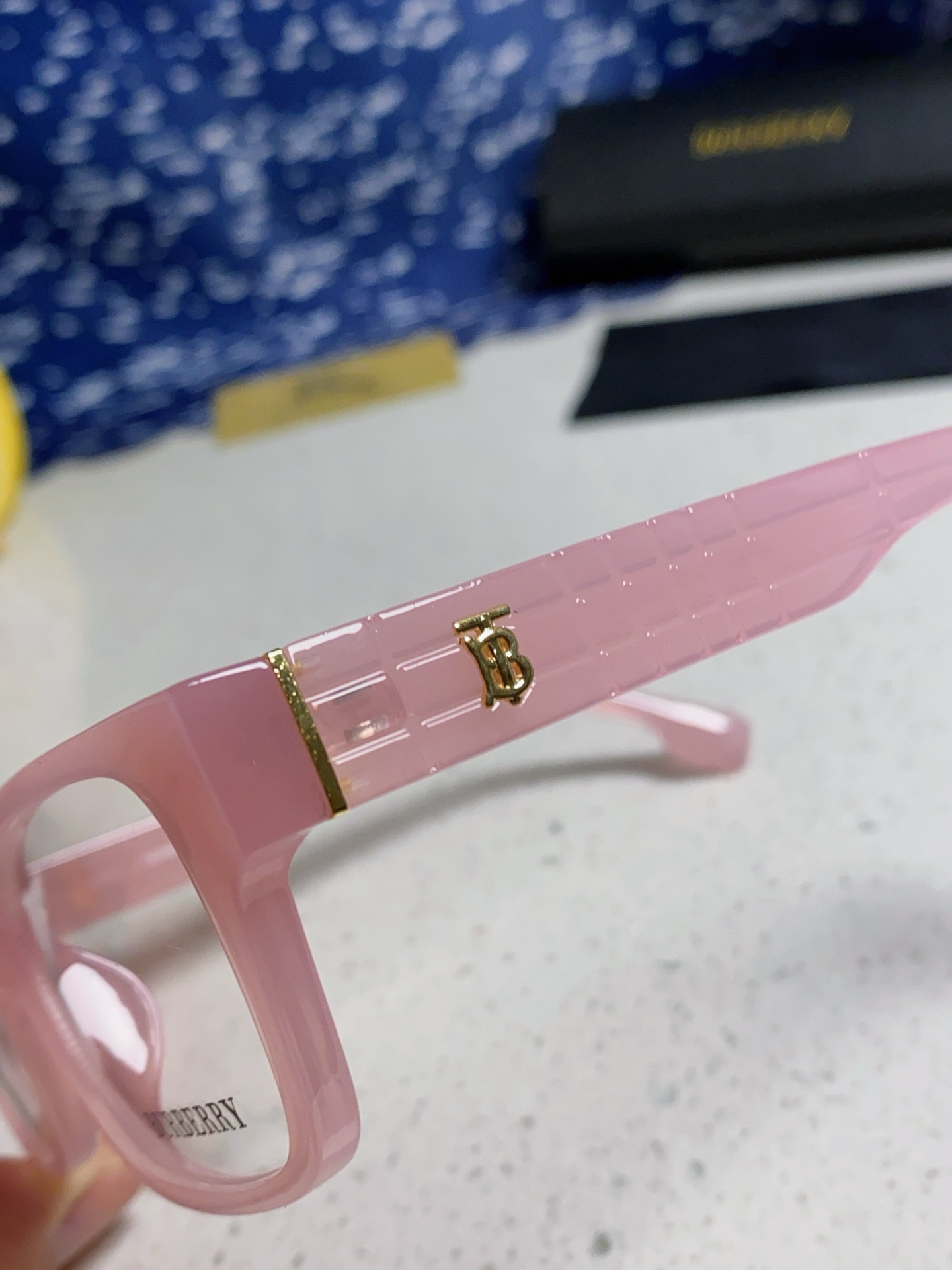  burberry巴宝莉 2025新款B家高颜值眼镜框女可配度数大框素颜神器显瘦防蓝光平光镜 女士光学