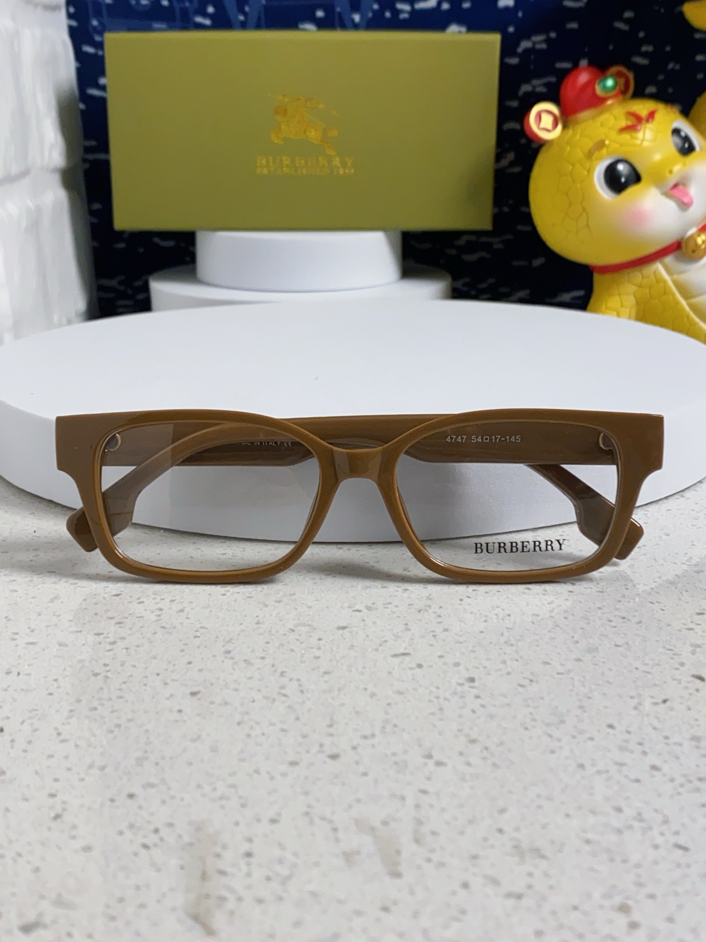  burberry巴宝莉 2025新款B家高颜值眼镜框女可配度数大框素颜神器显瘦防蓝光平光镜 女士光学