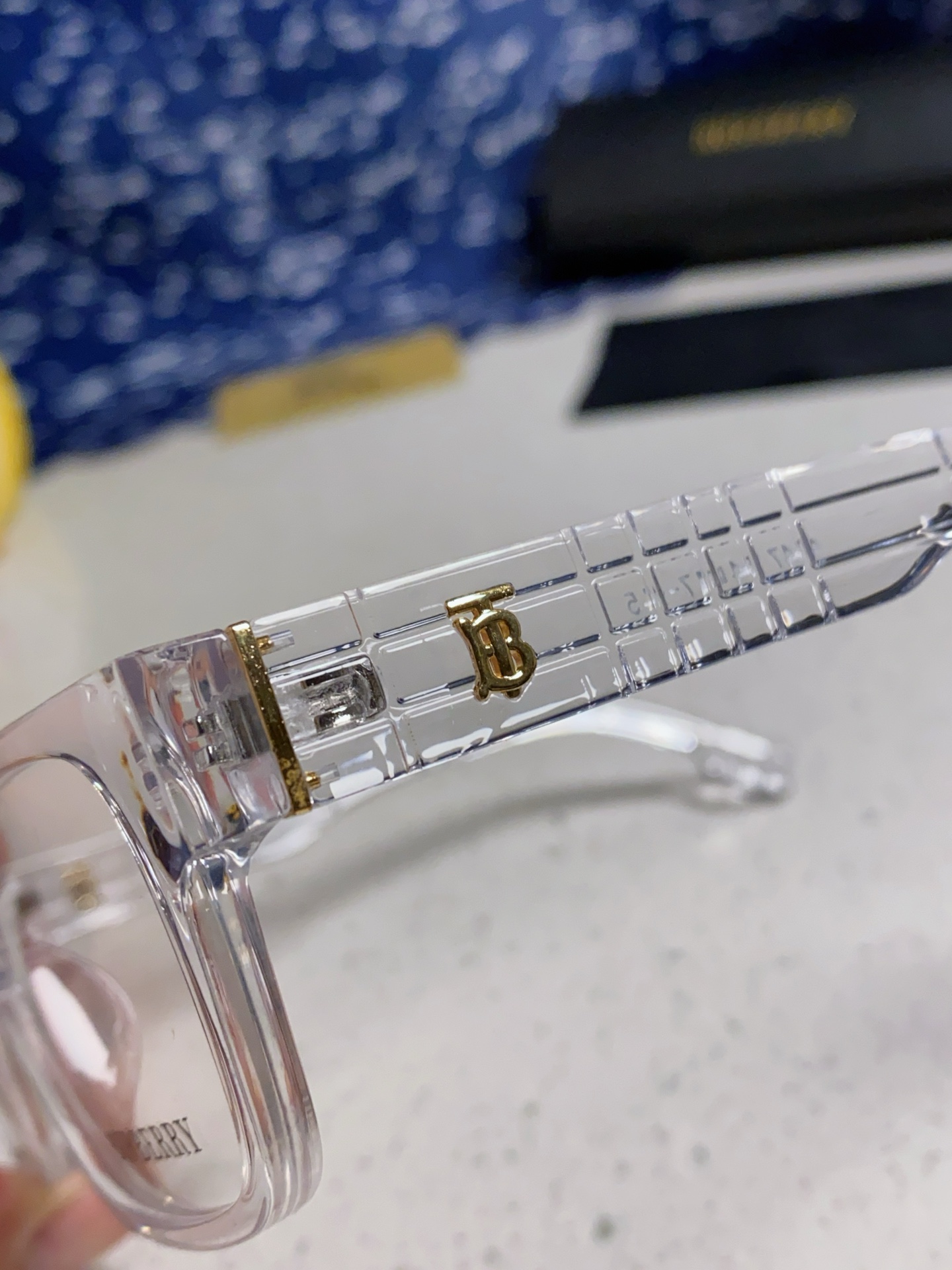  burberry巴宝莉 2025新款B家高颜值眼镜框女可配度数大框素颜神器显瘦防蓝光平光镜 女士光学