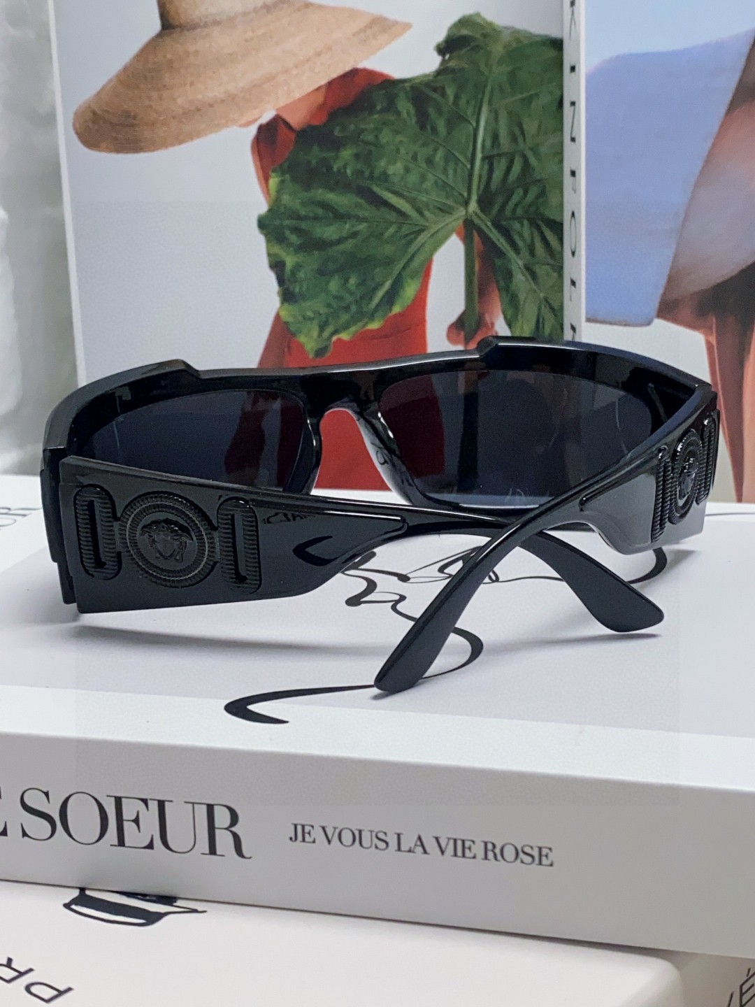  范思哲（Versace）欧美专柜流行时尚男士飞行员式 全框墨镜 