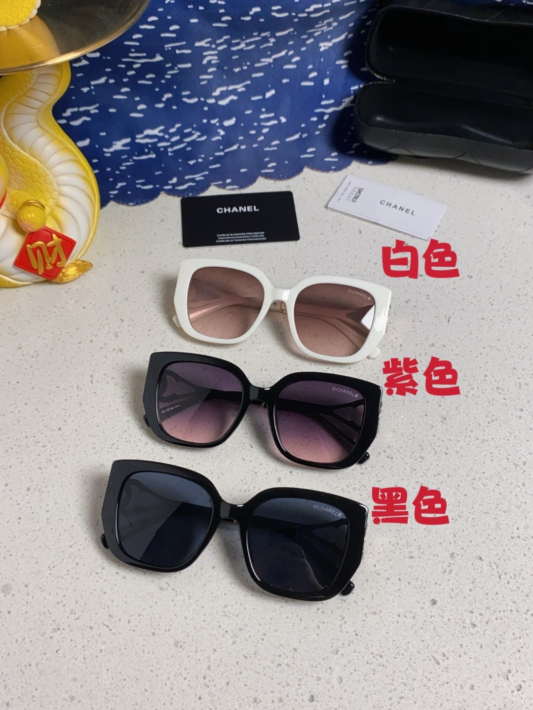  Chanel香奈儿 2024新款时尚太阳眼镜女士防紫外线墨镜复古个性网红大框显瘦眼镜 