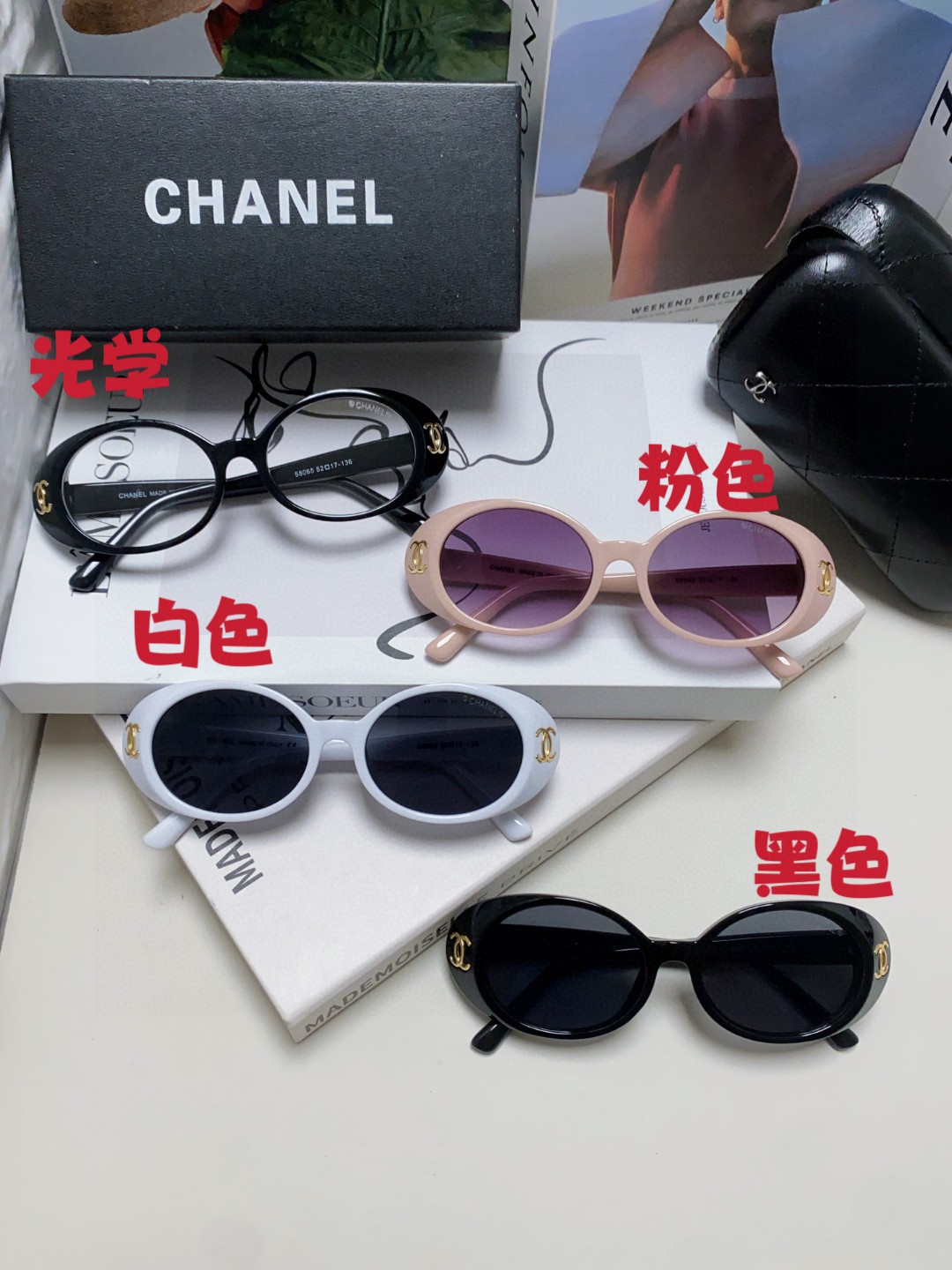  Chanel香奈儿 2025新款偏光太阳镜时尚小香款墨镜猫眼个性显气质感遮阳防 女士墨镜