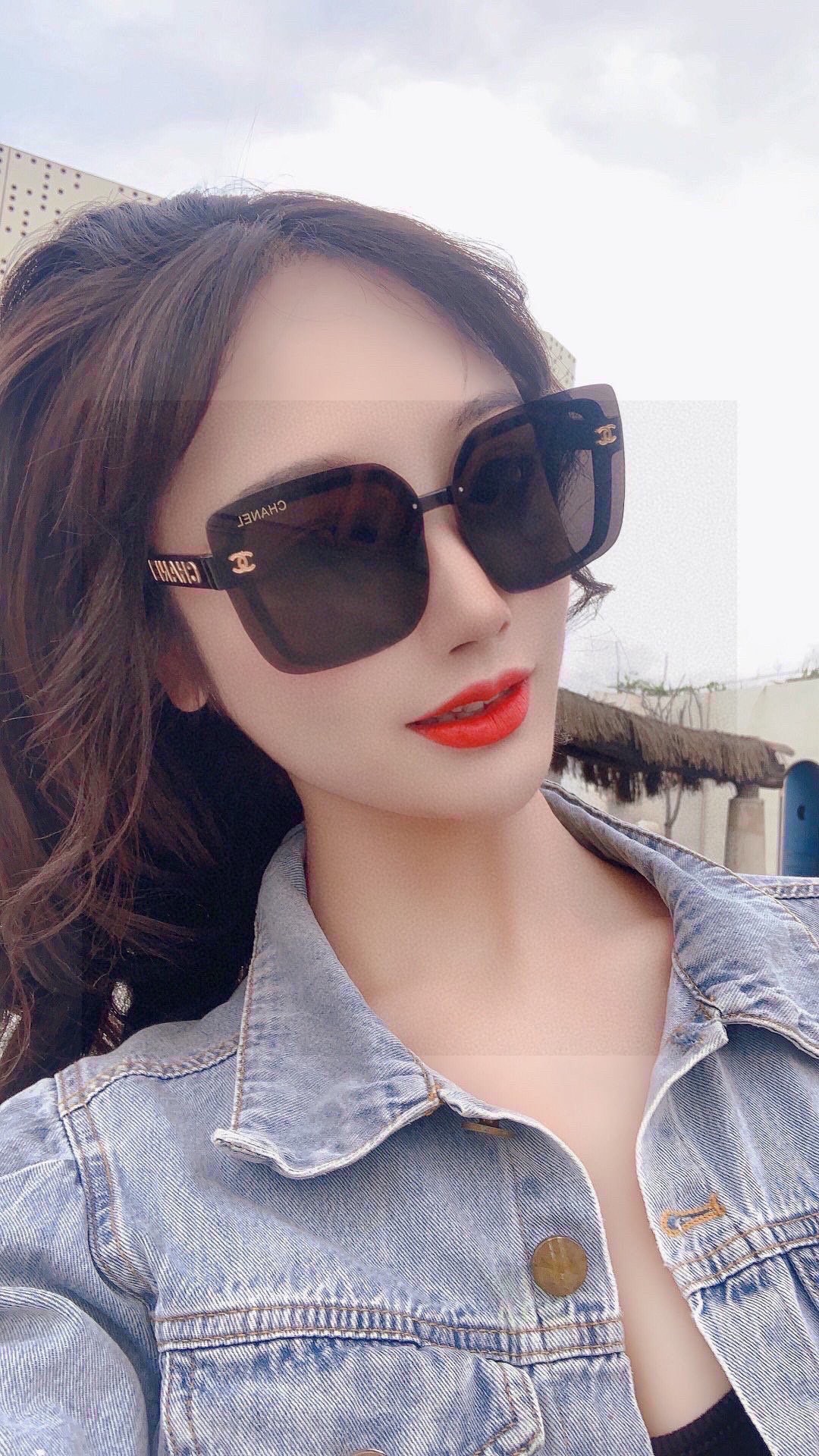  Chanel香奈儿网红爆款太阳镜🕶️，遮阳修饰脸型神器