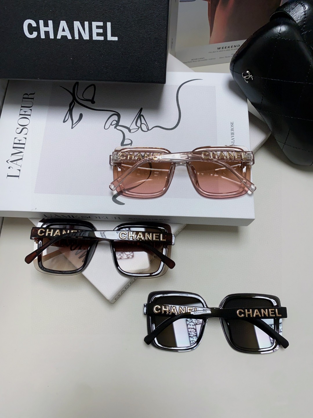  Chanel香奈儿网红爆款太阳镜🕶️，遮阳修饰脸型神器