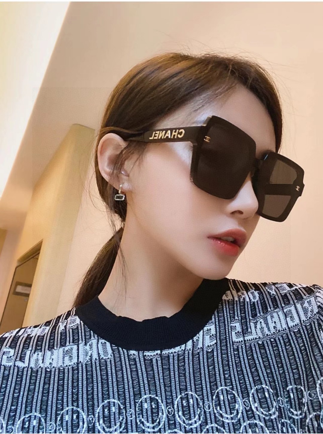  Chanel香奈儿网红爆款太阳镜🕶️，遮阳修饰脸型神器