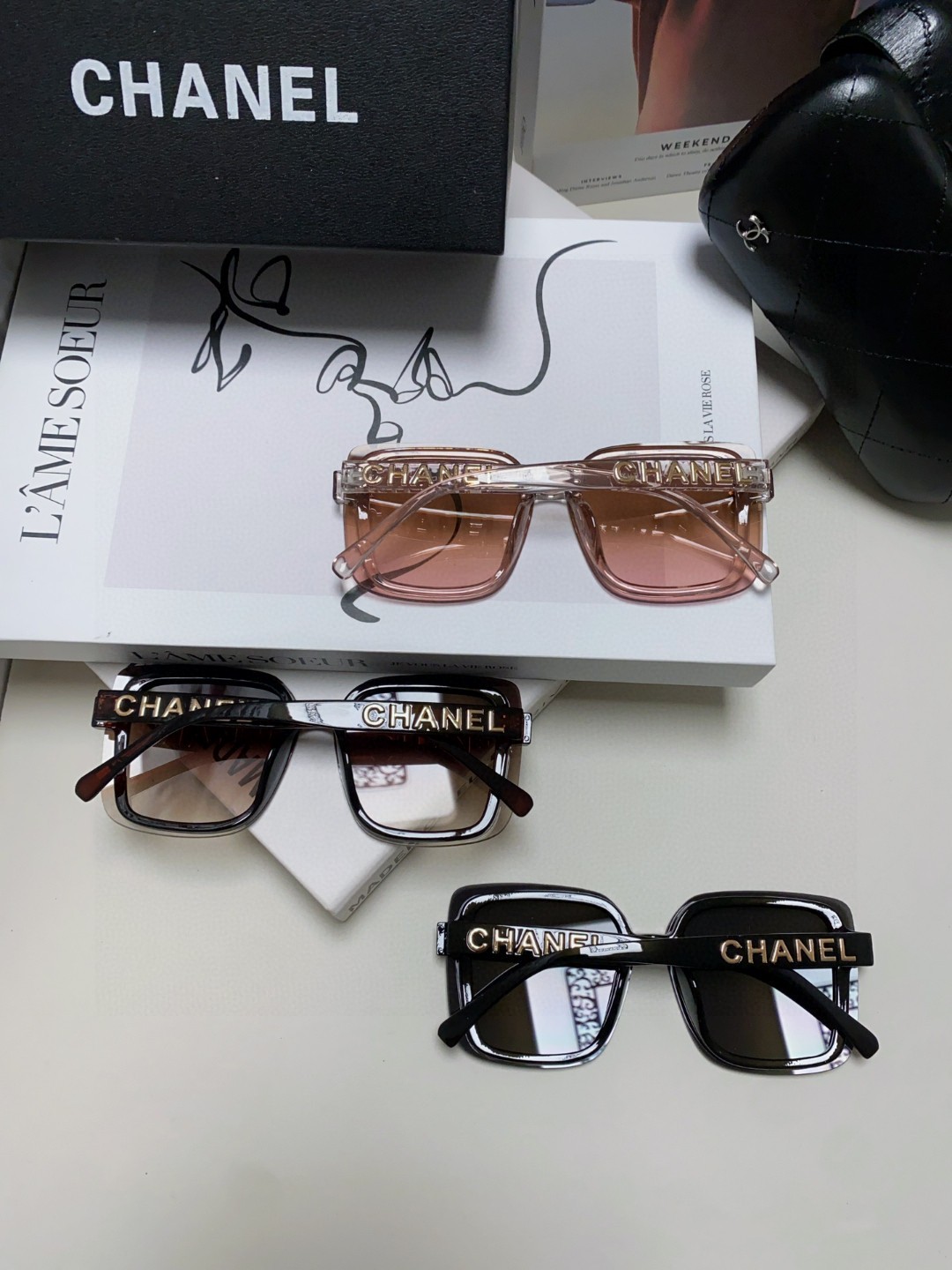  Chanel香奈儿网红爆款太阳镜🕶️，遮阳修饰脸型神器