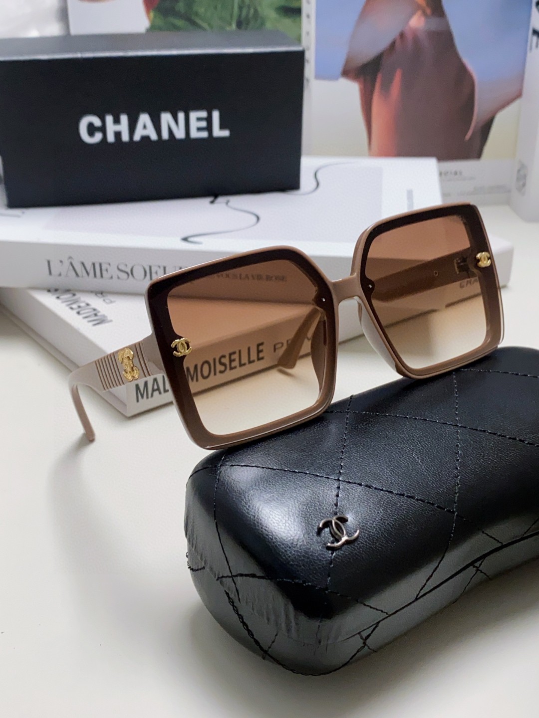  Chanel香奈儿 2025新款偏光太阳镜防紫外线时尚墨镜开车眼镜女潮韩版