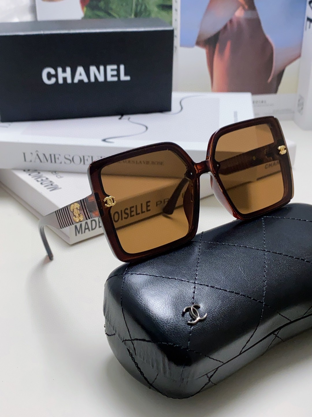  Chanel香奈儿 2025新款偏光太阳镜防紫外线时尚墨镜开车眼镜女潮韩版