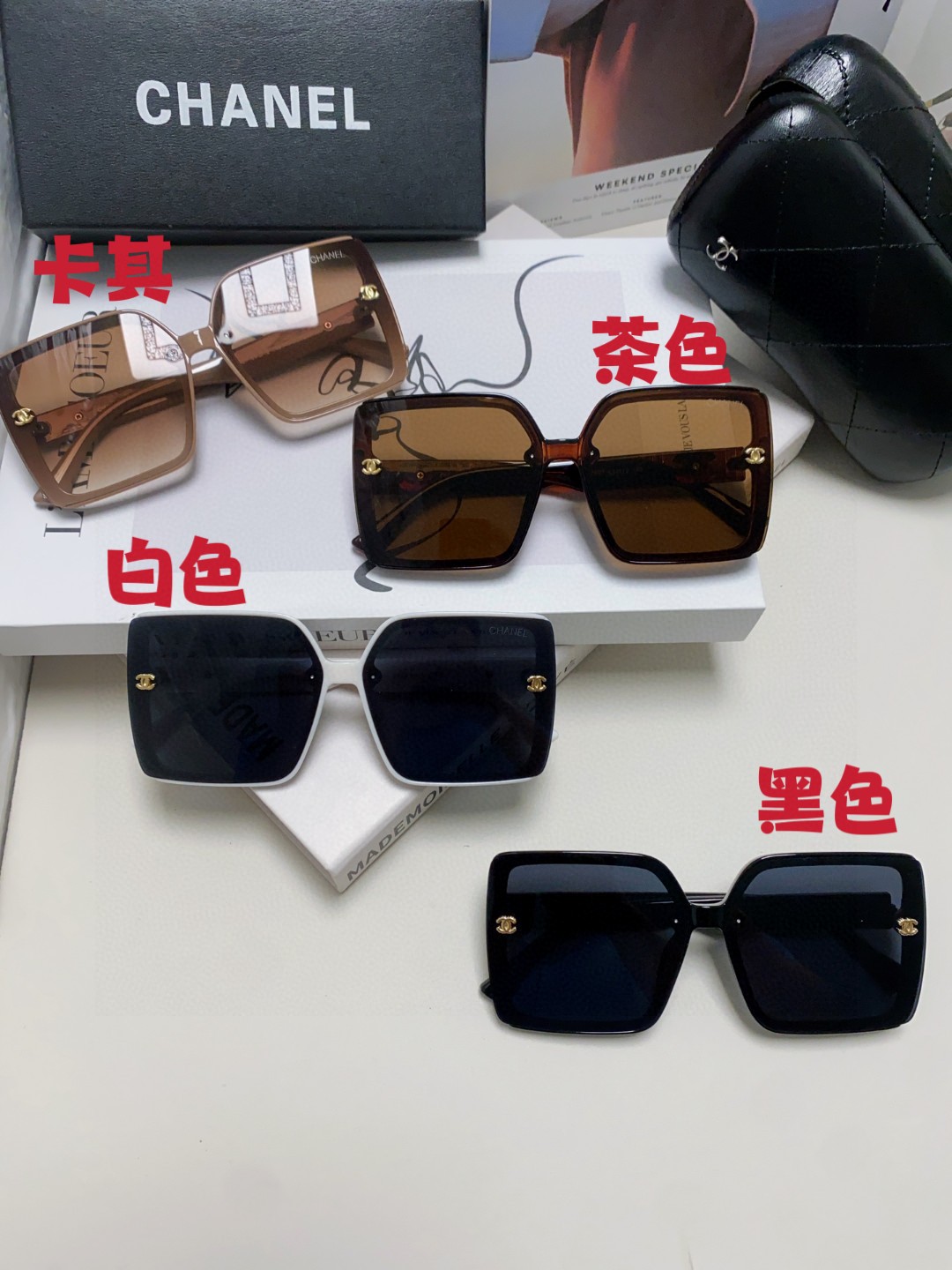  Chanel香奈儿 2025新款偏光太阳镜防紫外线时尚墨镜开车眼镜女潮韩版