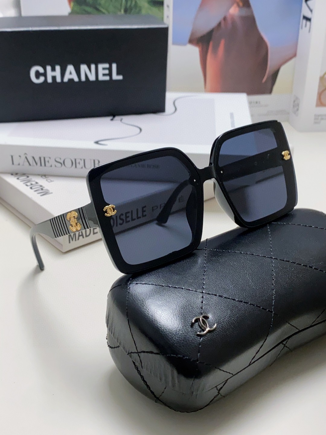  Chanel香奈儿 2025新款偏光太阳镜防紫外线时尚墨镜开车眼镜女潮韩版