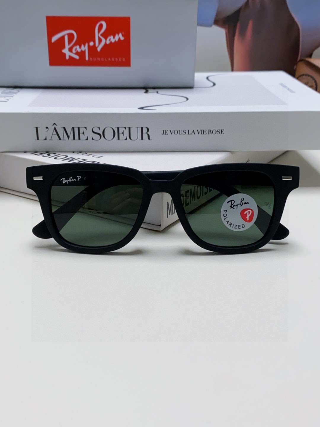 雷朋/RAY BAN太阳镜 2025新款潮流开车出游方形遮阳墨镜 时尚偏光镜片 男女通用 RB5377