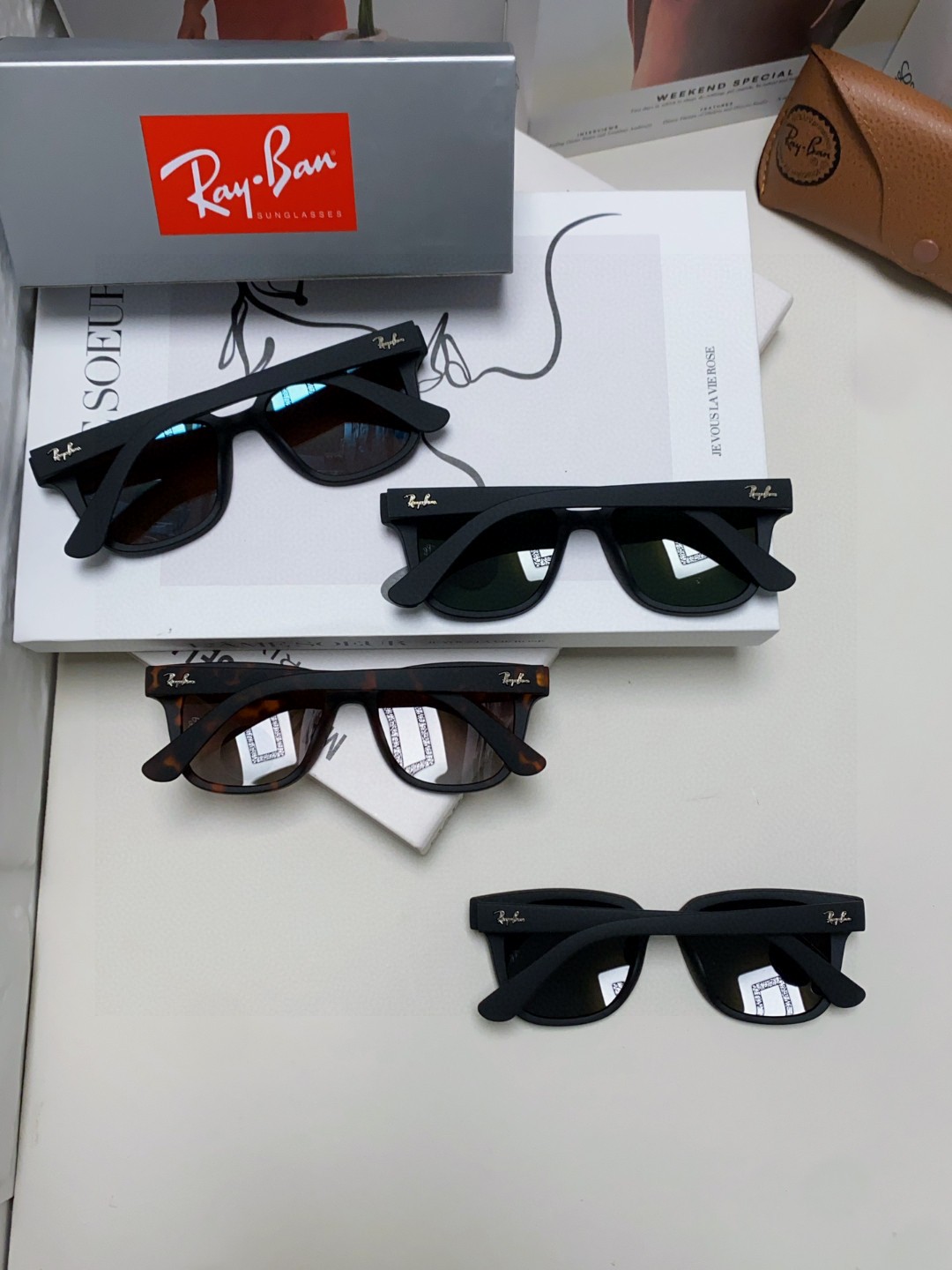 雷朋/RAY BAN太阳镜 2025新款潮流开车出游方形遮阳墨镜 时尚偏光镜片 男女通用 RB5377
