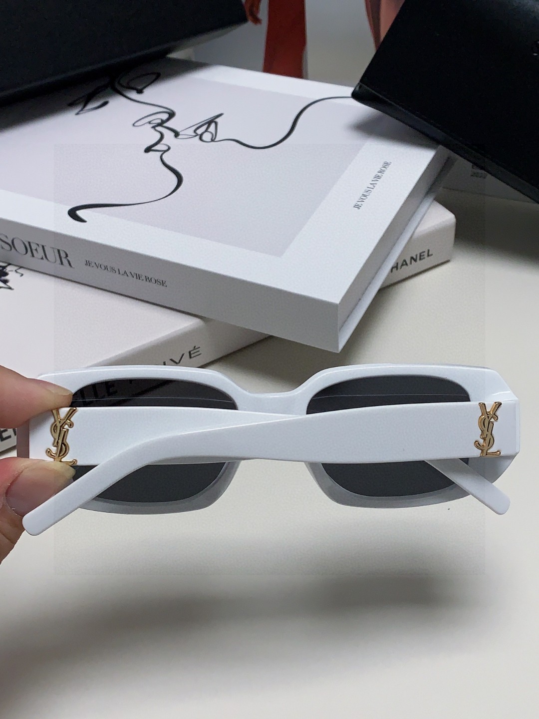  YSL/圣罗兰墨镜女. 猫眼时尚运动防蓝光太阳镜遮阳镜 