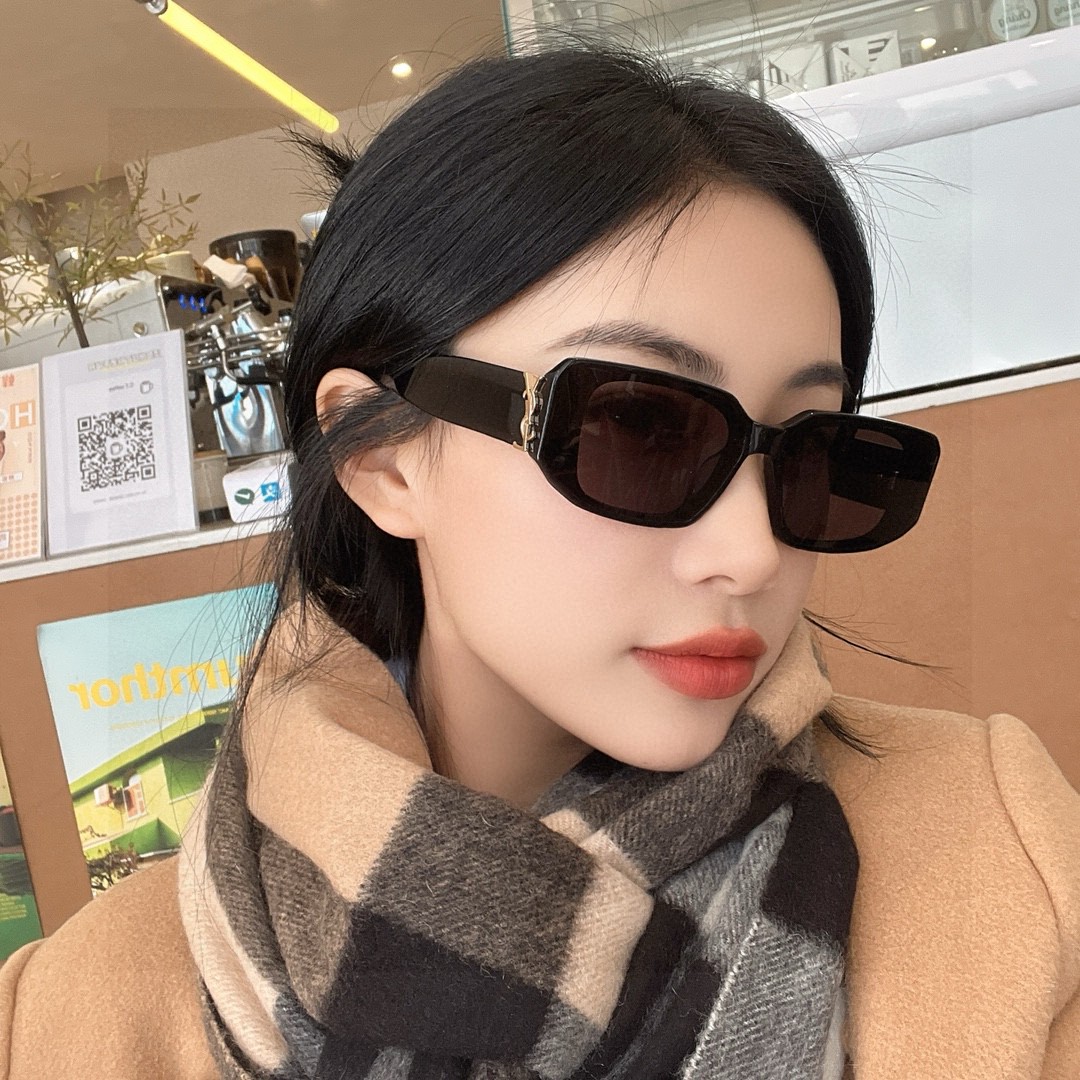  YSL/圣罗兰墨镜女. 猫眼时尚运动防蓝光太阳镜遮阳镜 