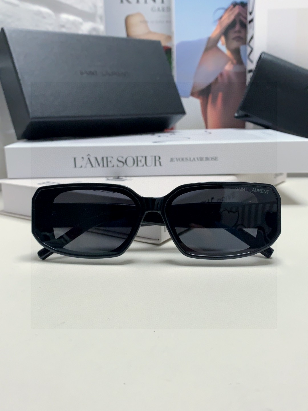  YSL/圣罗兰墨镜女. 猫眼时尚运动防蓝光太阳镜遮阳镜 