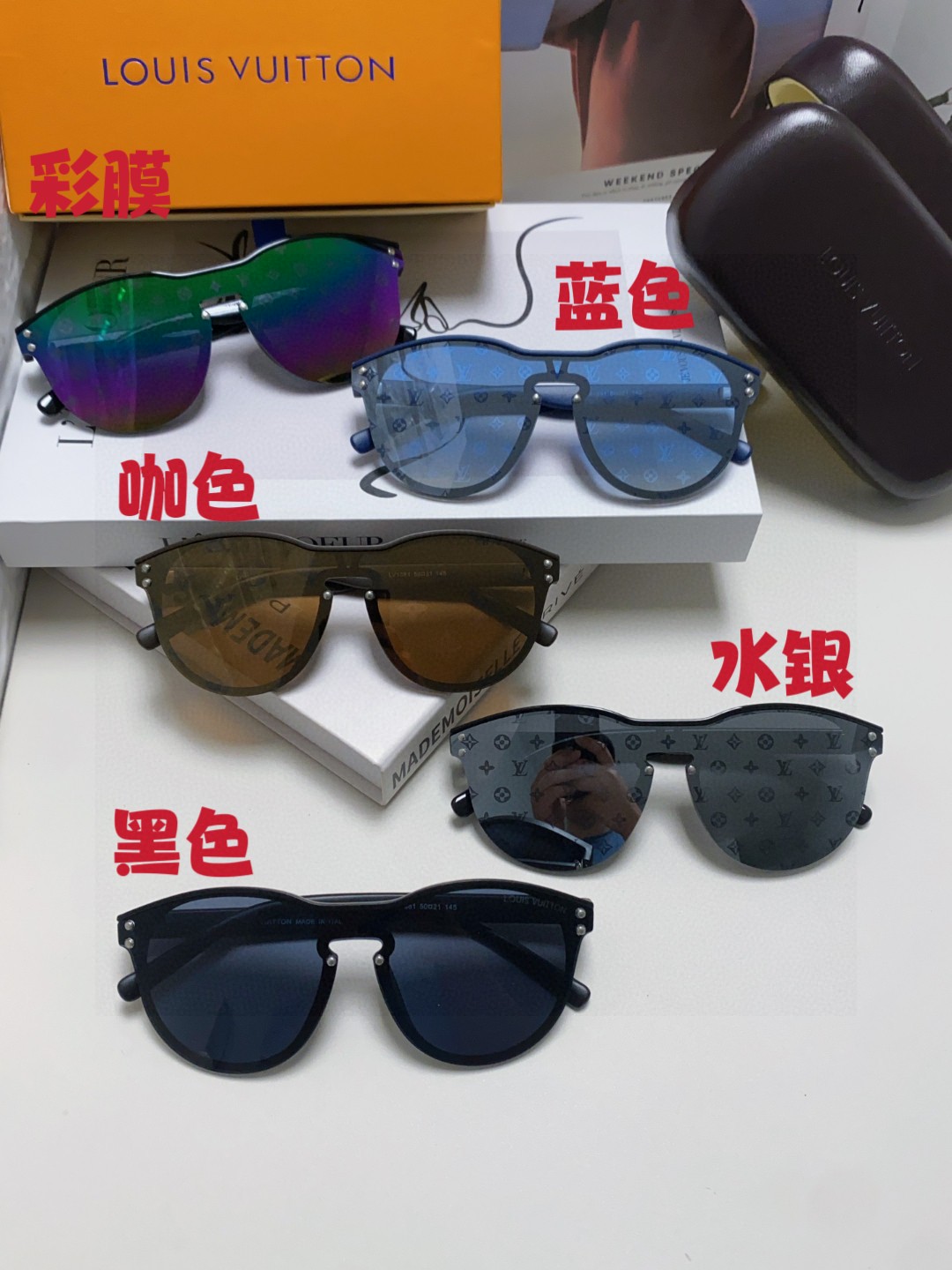  LOUIS VUITTON 圆框 细节满满 原版LV切边无框造型 华丽转身 拥有无限品位 图案设计  