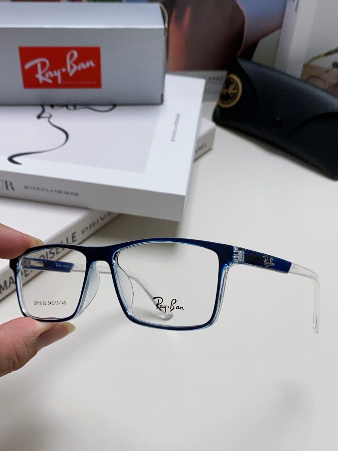 RAYBAN/雷朋 2025方形近视眼镜架窄框 潮流框架 男女士通用光学镜 RB19113