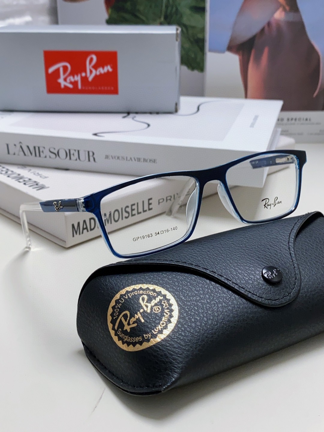  RAYBAN/雷朋 2025方形近视眼镜架窄框 潮流框架 男女士通用光学镜 RB19113