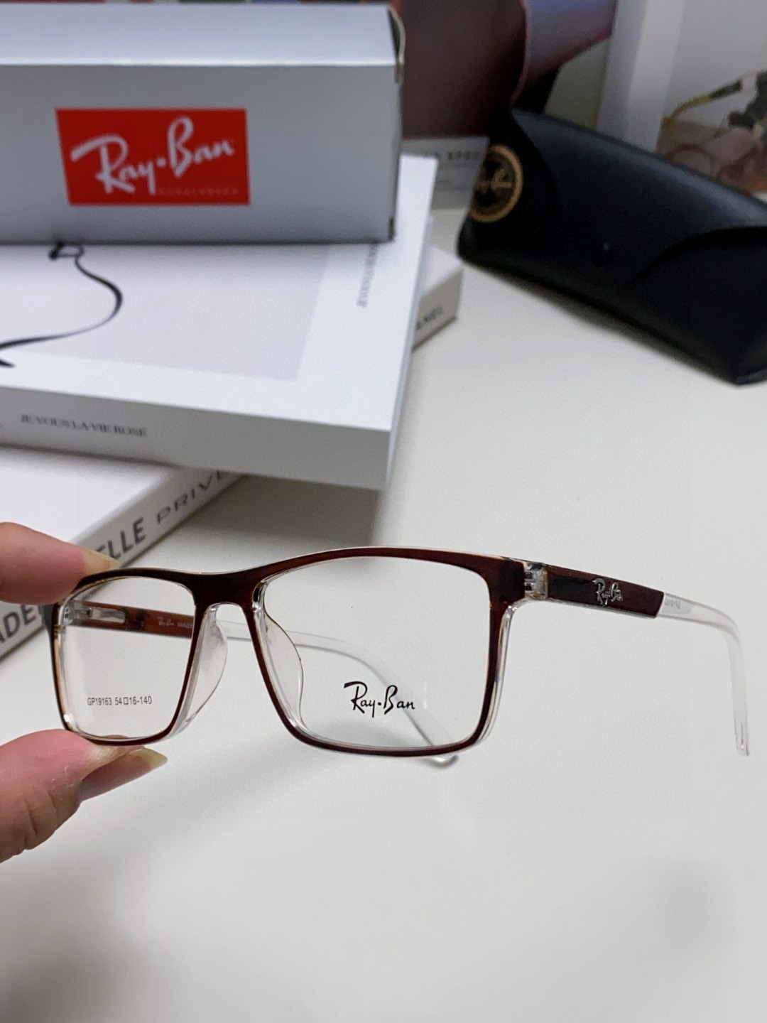  RAYBAN/雷朋 2025方形近视眼镜架窄框 潮流框架 男女士通用光学镜 RB19113
