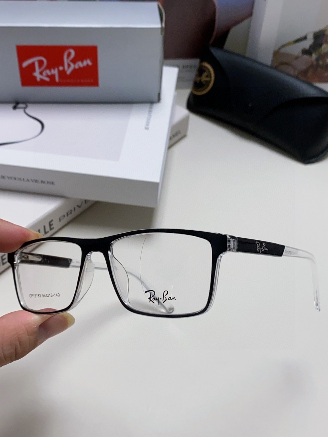  RAYBAN/雷朋 2025方形近视眼镜架窄框 潮流框架 男女士通用光学镜 RB19113