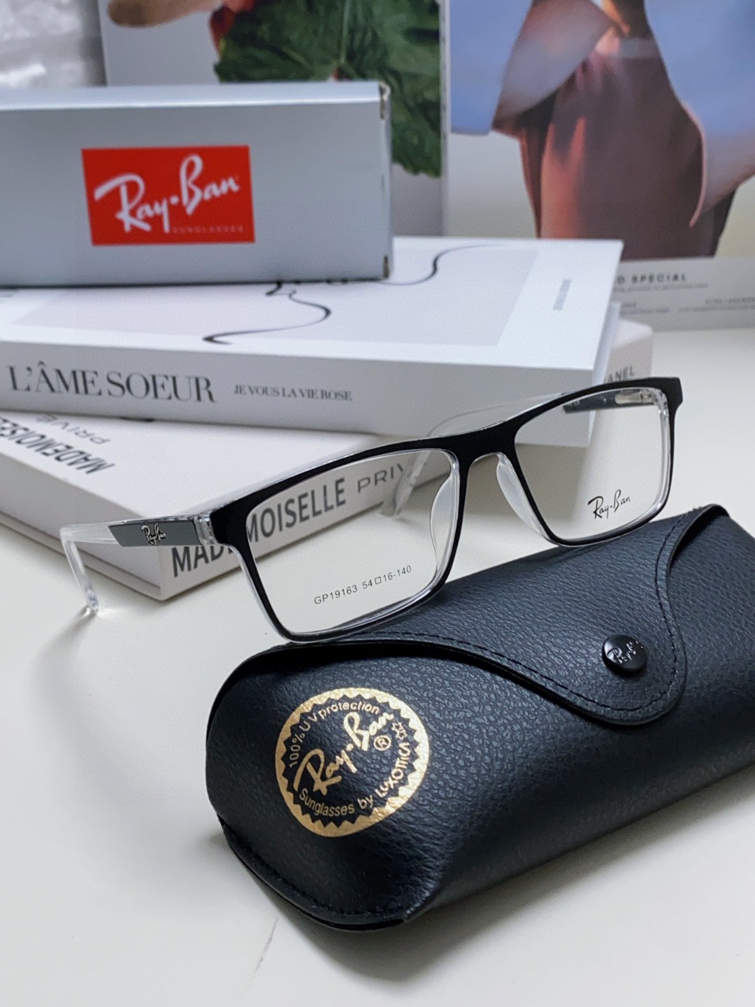  RAYBAN/雷朋 2025方形近视眼镜架窄框 潮流框架 男女士通用光学镜 RB19113