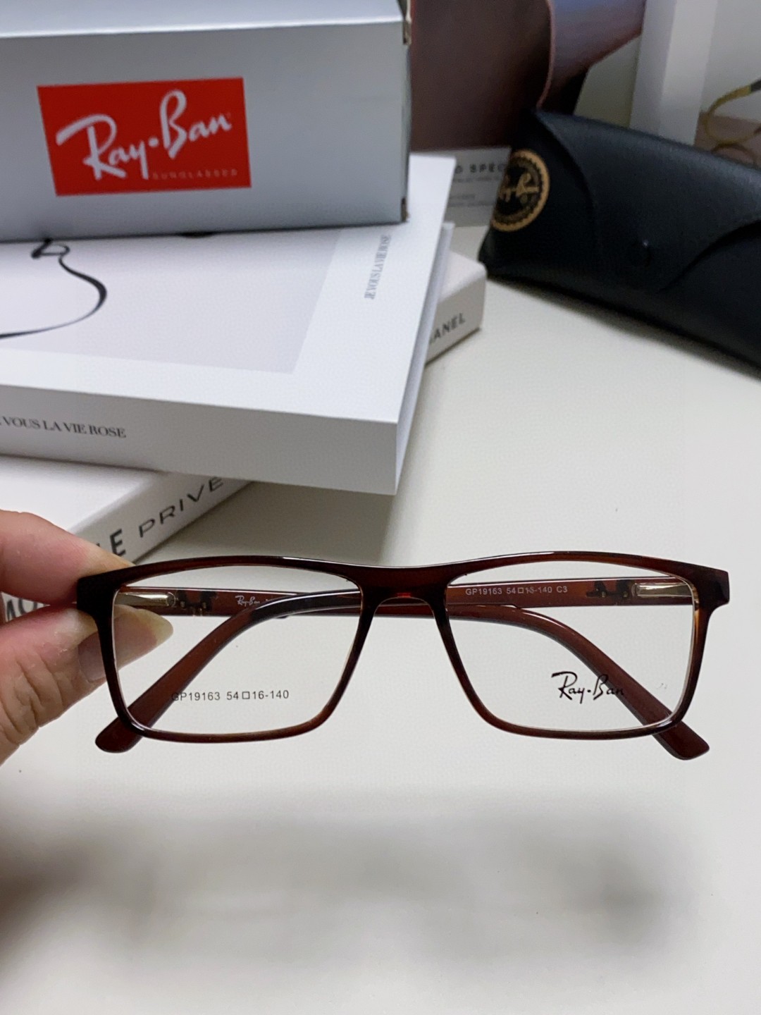  RAYBAN/雷朋 2025方形近视眼镜架窄框 潮流框架 男女士通用光学镜 RB19113