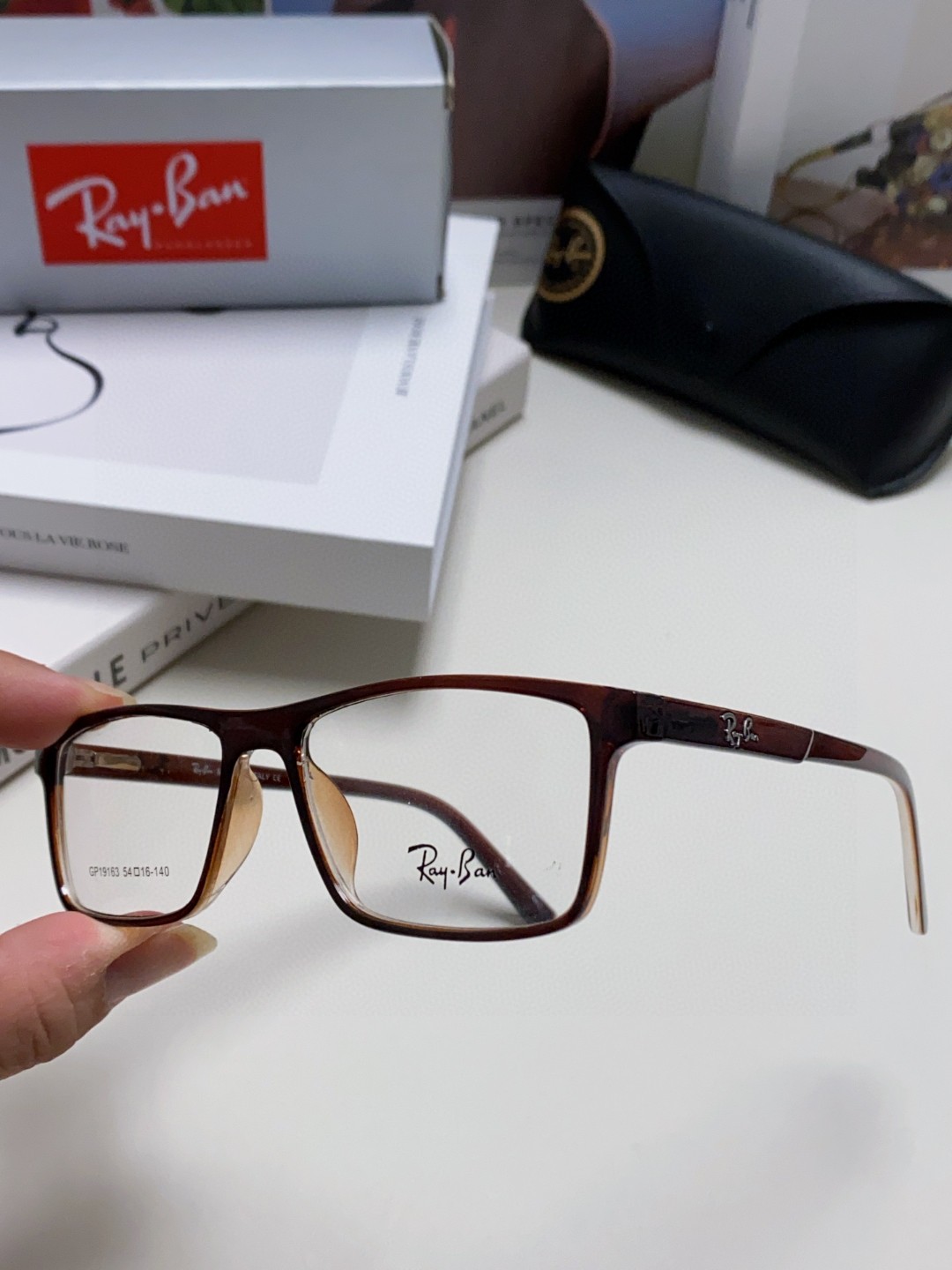 RAYBAN/雷朋 2025方形近视眼镜架窄框 潮流框架 男女士通用光学镜 RB19113