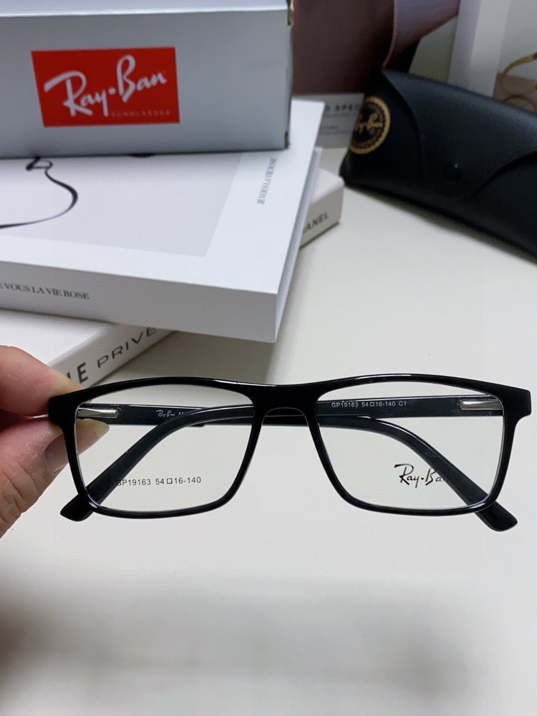  RAYBAN/雷朋 2025方形近视眼镜架窄框 潮流框架 男女士通用光学镜 RB19113