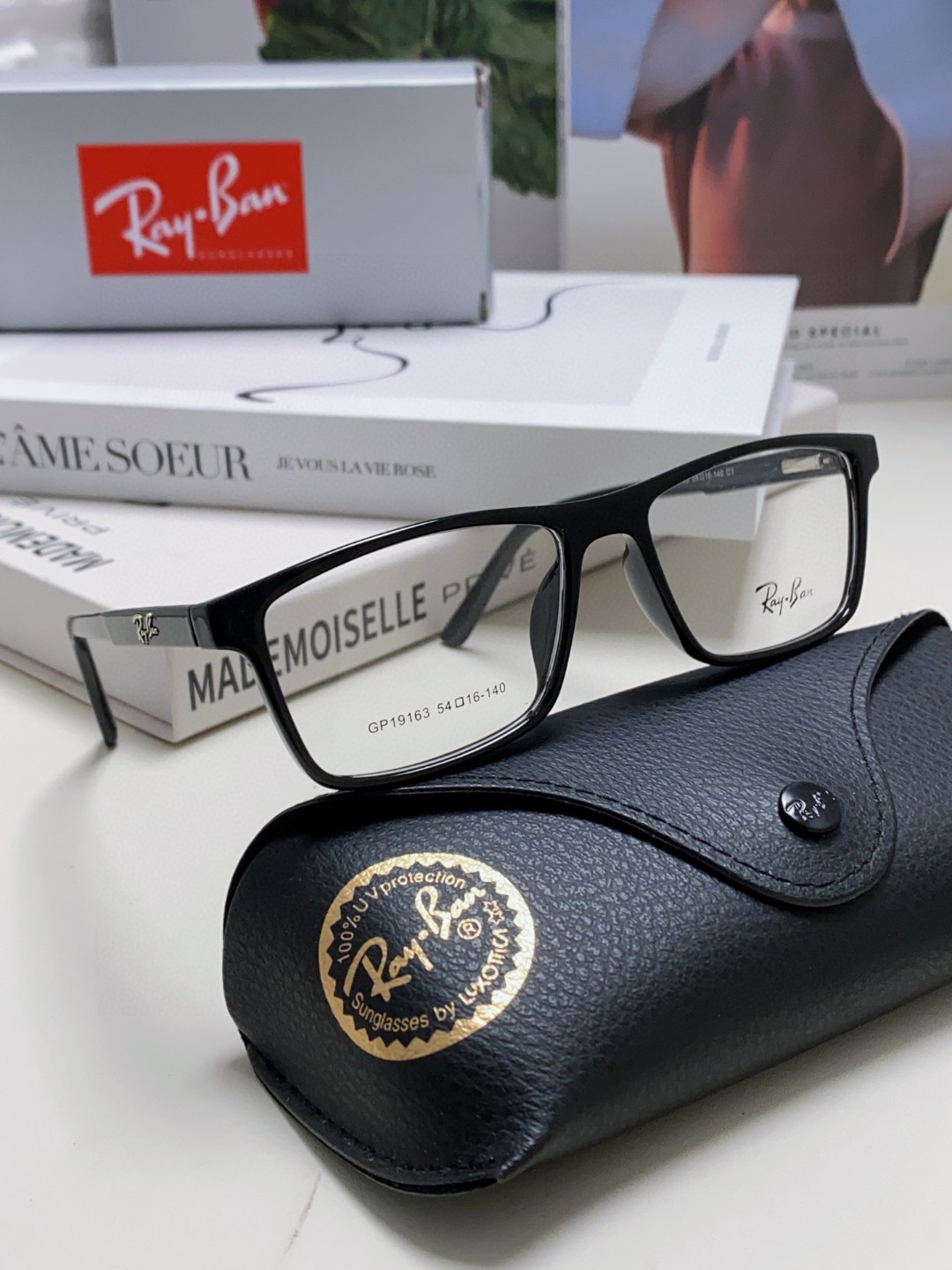  RAYBAN/雷朋 2025方形近视眼镜架窄框 潮流框架 男女士通用光学镜 RB19113