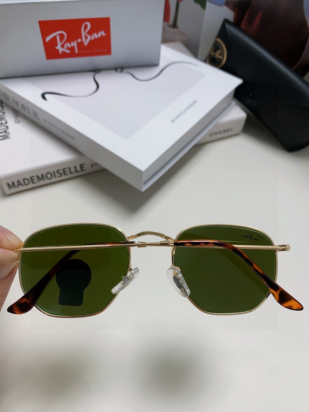  RAYBAN 雷朋 RB3548 平板玻璃镜片  🌻🌻🌸多边形镜框 🇮🇹💋💋炫彩潮款太阳镜，男女通用 