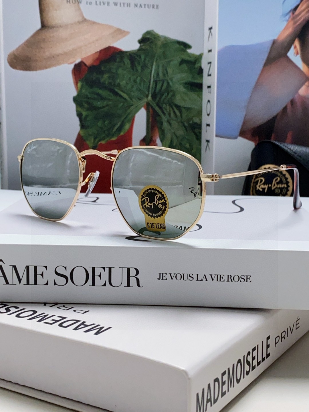  RAYBAN 雷朋 RB3548 平板玻璃镜片  🌻🌻🌸多边形镜框 🇮🇹💋💋炫彩潮款太阳镜，男女通用 