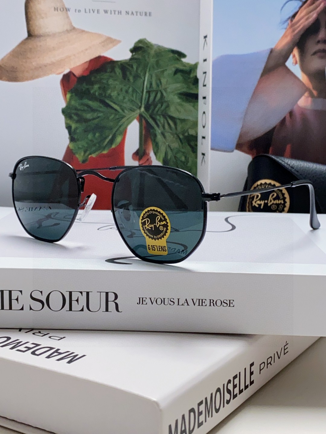  RAYBAN 雷朋 RB3548 平板玻璃镜片  🌻🌻🌸多边形镜框 🇮🇹💋💋炫彩潮款太阳镜，男女通用 