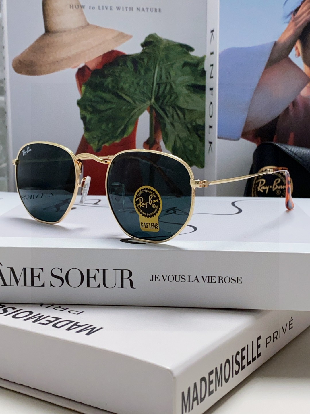  RAYBAN 雷朋 RB3548 平板玻璃镜片  🌻🌻🌸多边形镜框 🇮🇹💋💋炫彩潮款太阳镜，男女通用 