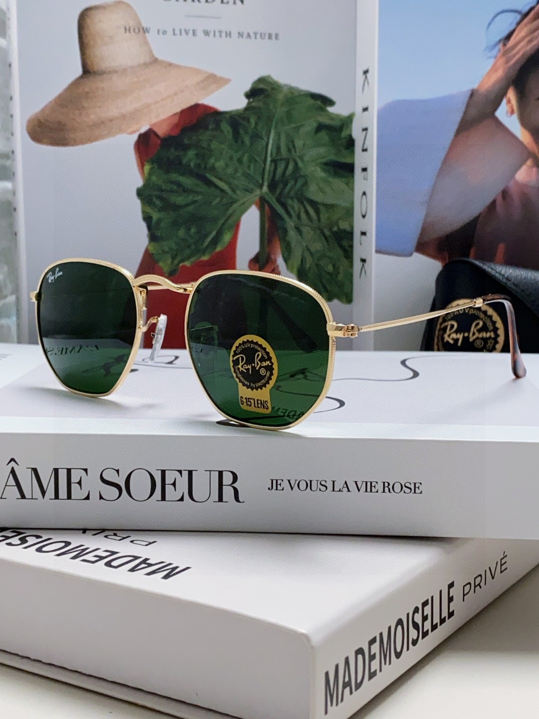  RAYBAN 雷朋 RB3548 平板玻璃镜片  🌻🌻🌸多边形镜框 🇮🇹💋💋炫彩潮款太阳镜，男女通用 