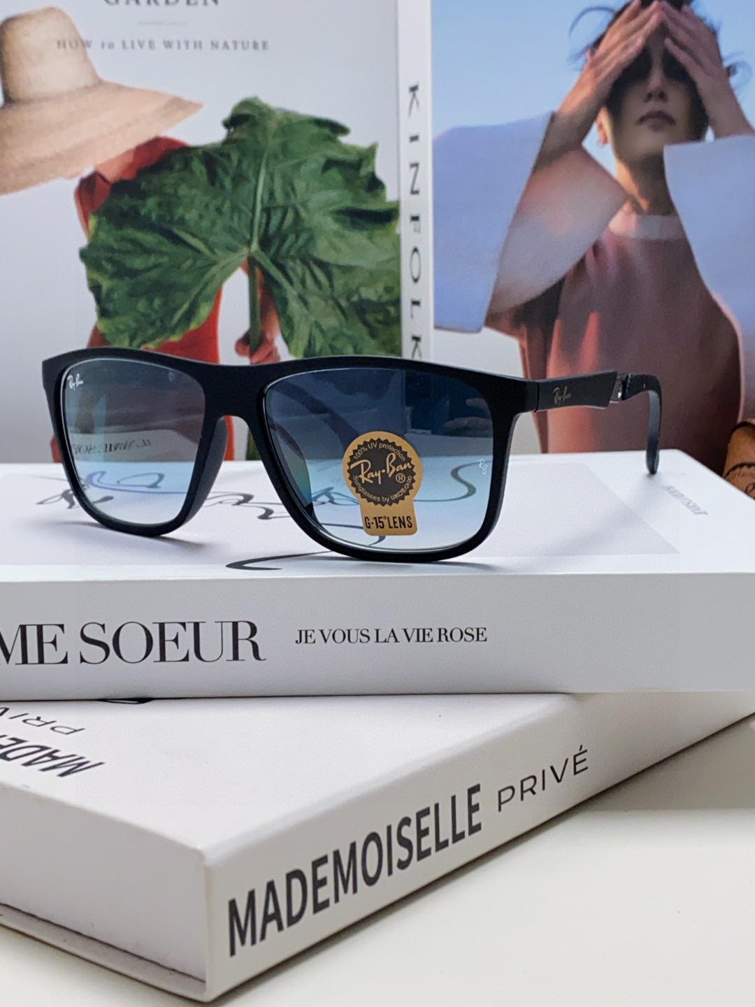  RayBan 雷朋 2025新款运动墨镜男女跑步骑行防风眼镜开车钓鱼太阳镜 高品质玻璃镜片 RB835