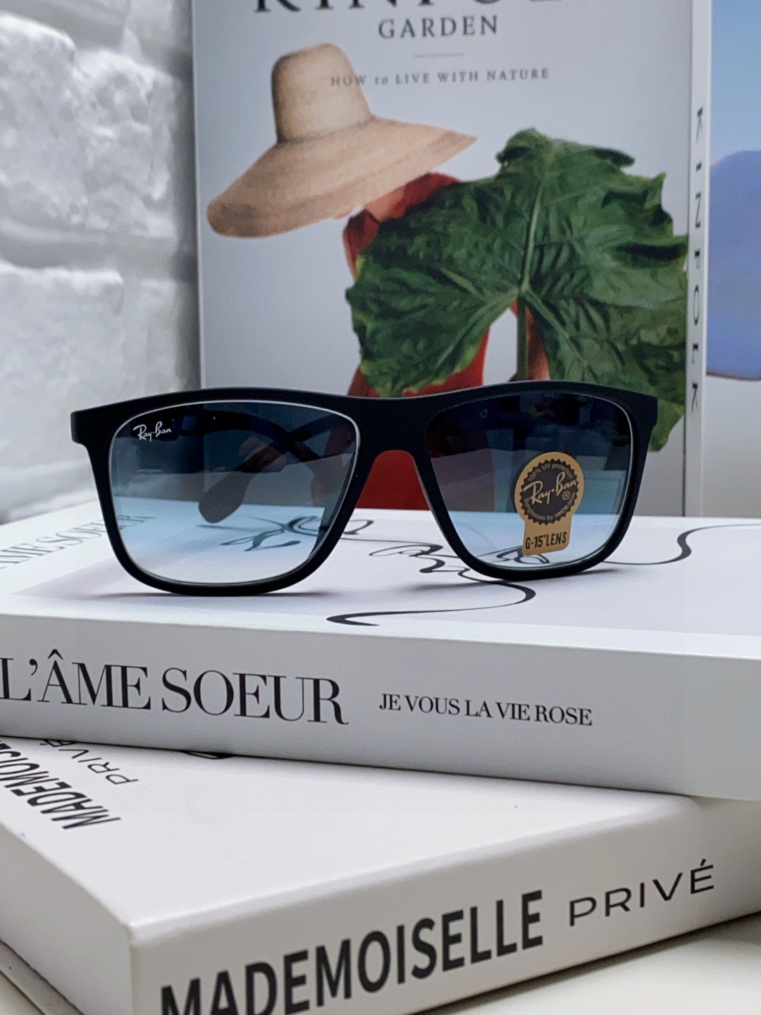  RayBan 雷朋 2025新款运动墨镜男女跑步骑行防风眼镜开车钓鱼太阳镜 高品质玻璃镜片 RB835