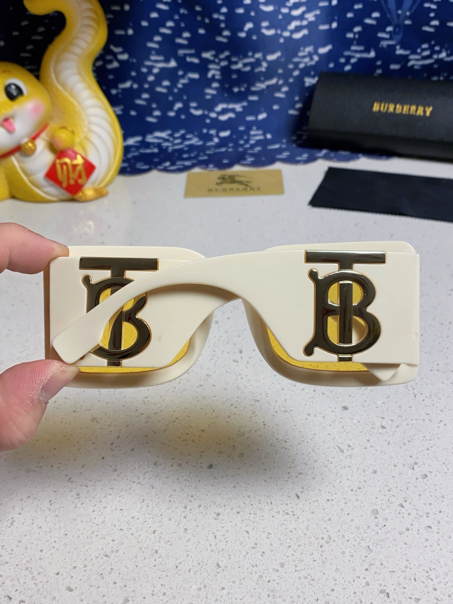  Burberry巴宝莉 墨镜女25年新款BE4406U大框B字母logo潮流太阳眼镜