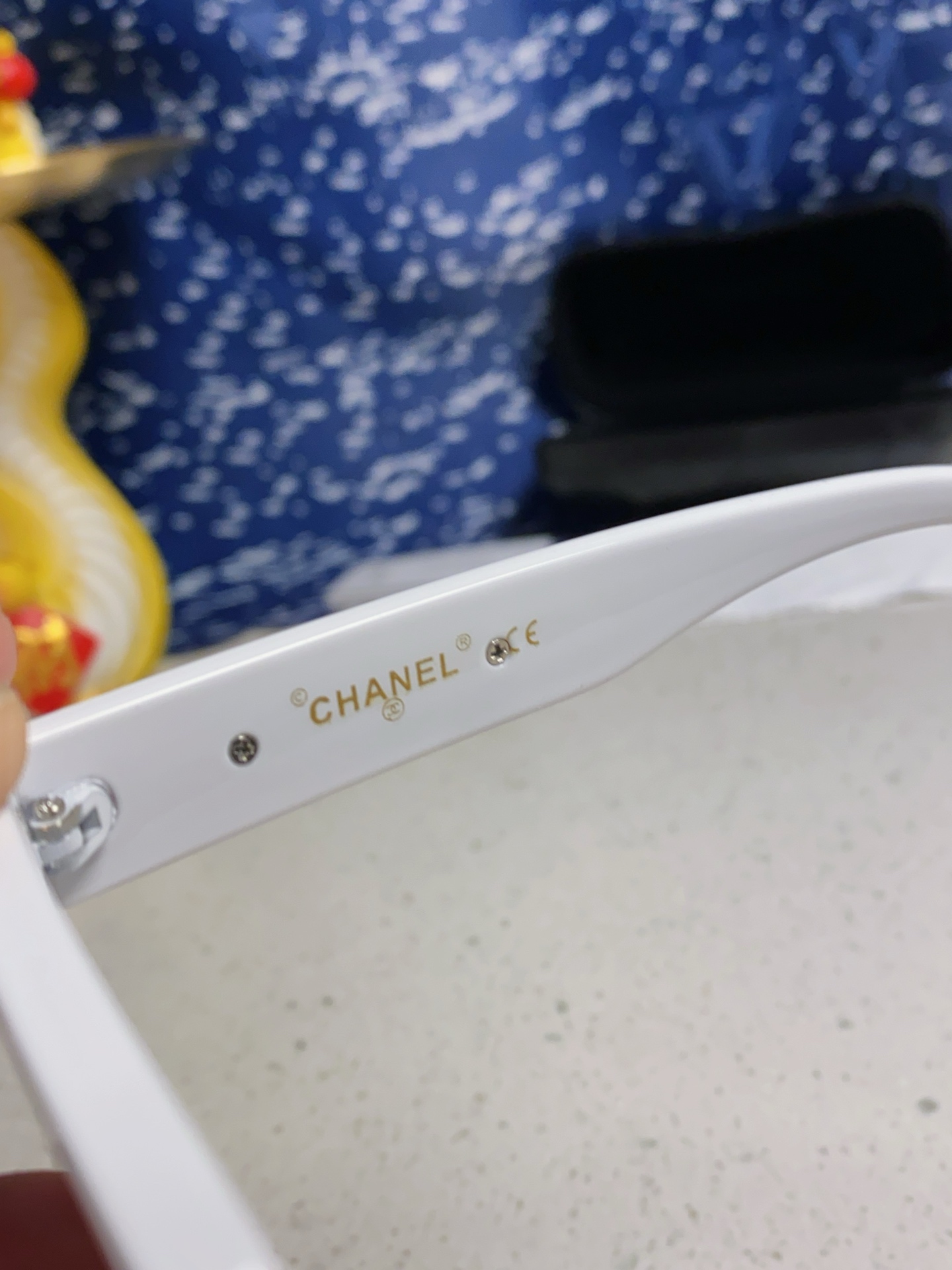  Chanel香奈儿 矩形小方框辣妹感小香墨镜时法式氛围复古防紫外线印花 太阳镜