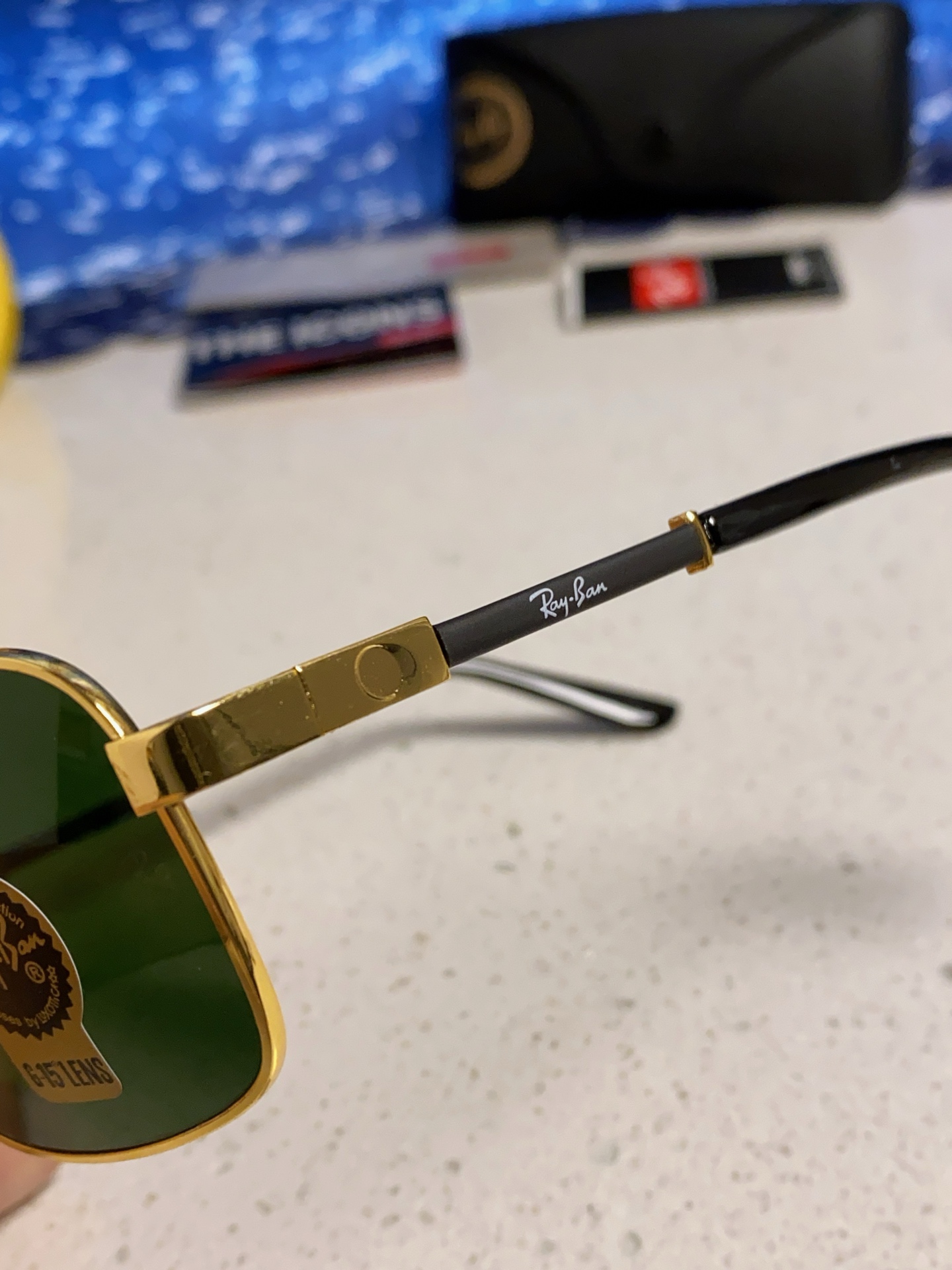 RayBan雷朋 2025新款男士钢化玻璃镜片方框墨镜潮人太阳眼镜司机大框通光防风镜 