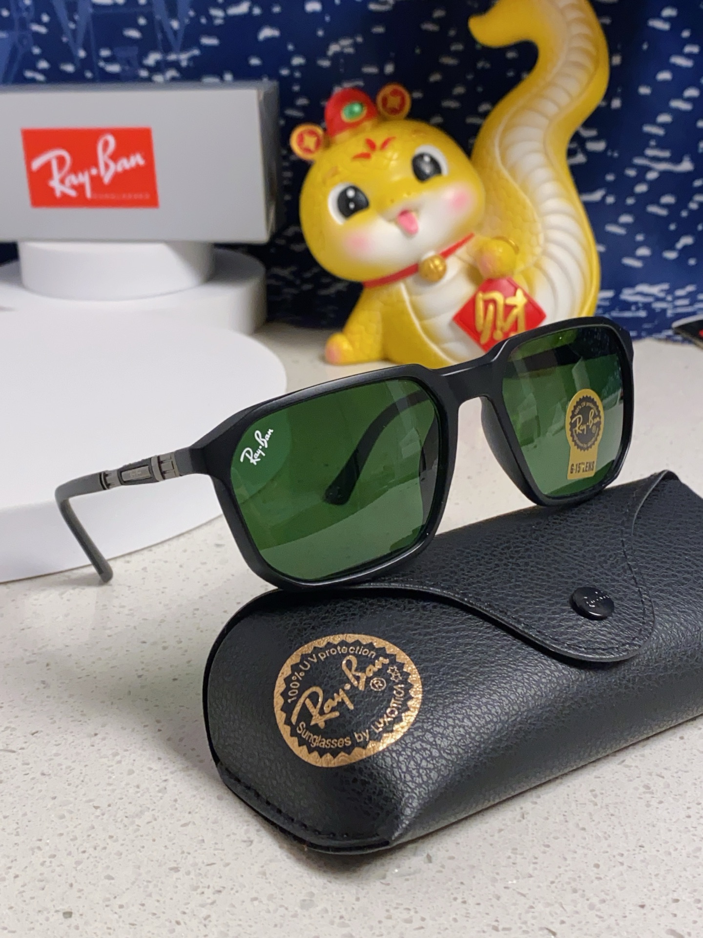  RAYBAN雷朋 2025新款玻璃太阳镜防紫外线防强光镜片男女通用墨镜新款高档高清墨镜 RB9112 