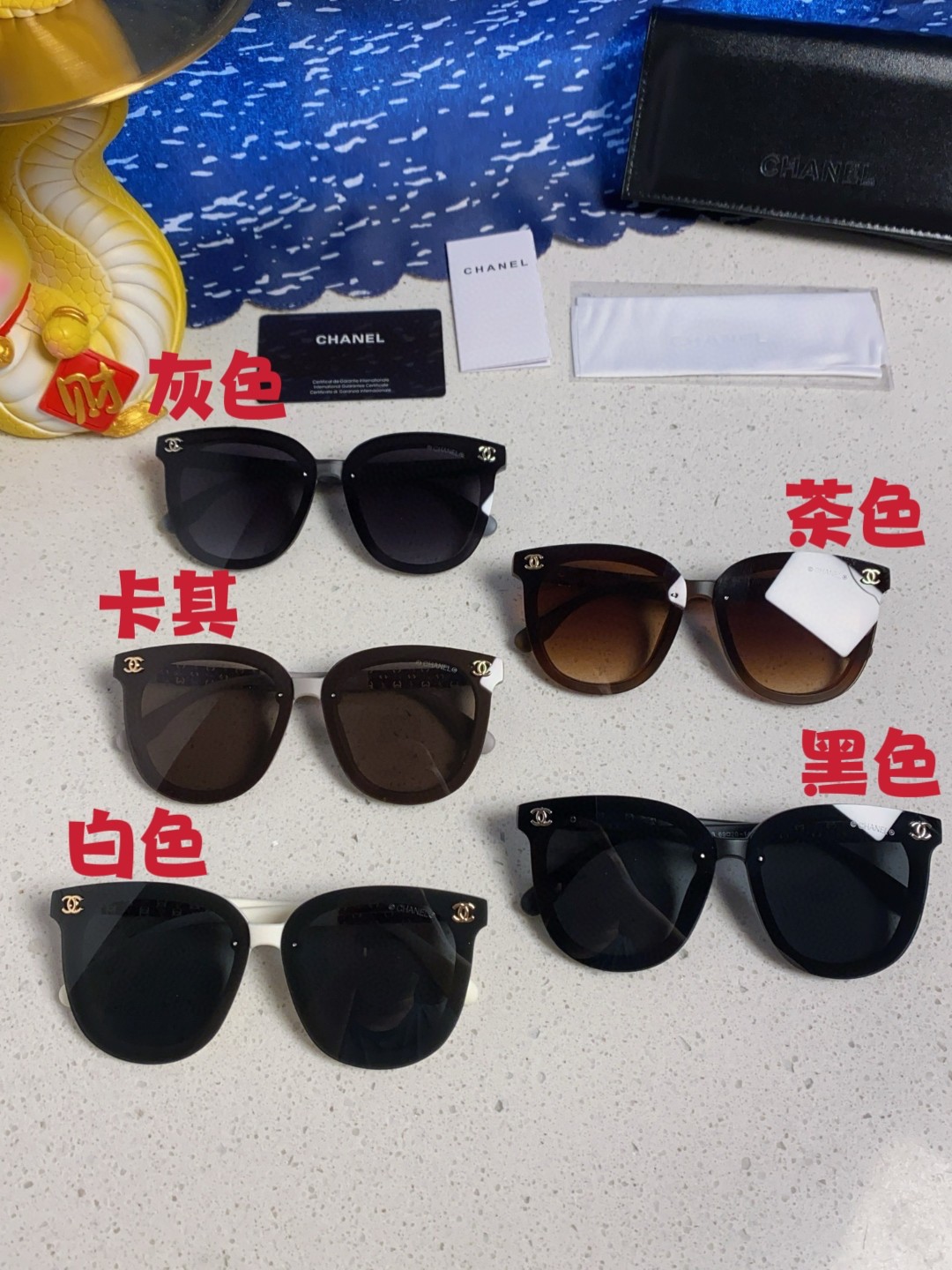  Chanel香奈儿 2025新款高级感偏光太阳镜女士小脸时尚遮阳网红墨镜女韩版开车运动潮 