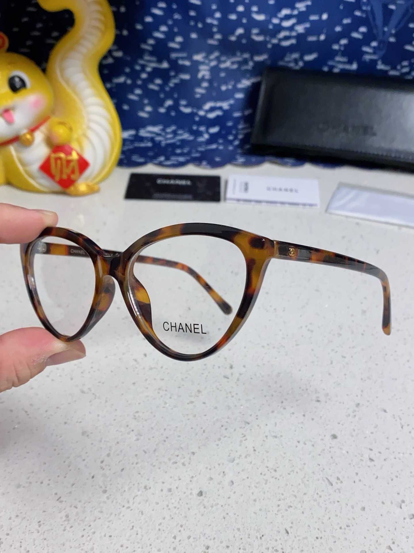  Chanel香奈儿 CH3393小香猫眼形眼镜超轻素颜平光镜可配度数 女士光学架