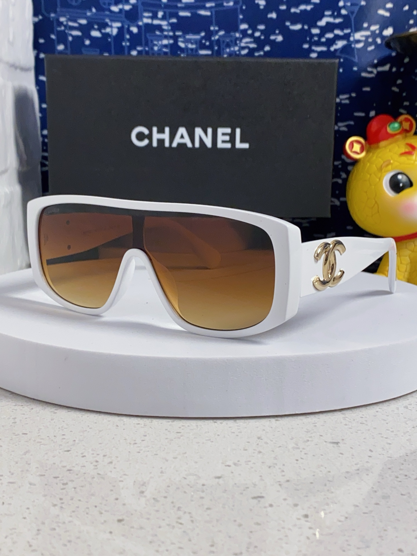  Chanel香奈儿 2025新款CH5495明星同款双C大框墨镜太阳镜  女士墨镜