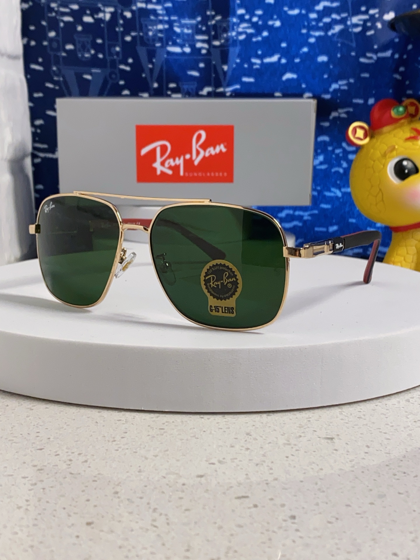  RAYBAN雷朋 2025新款 高品质玻璃镜片 太阳镜男士司机开车钓鱼眼镜男款电焊防强光墨镜大脸 RB