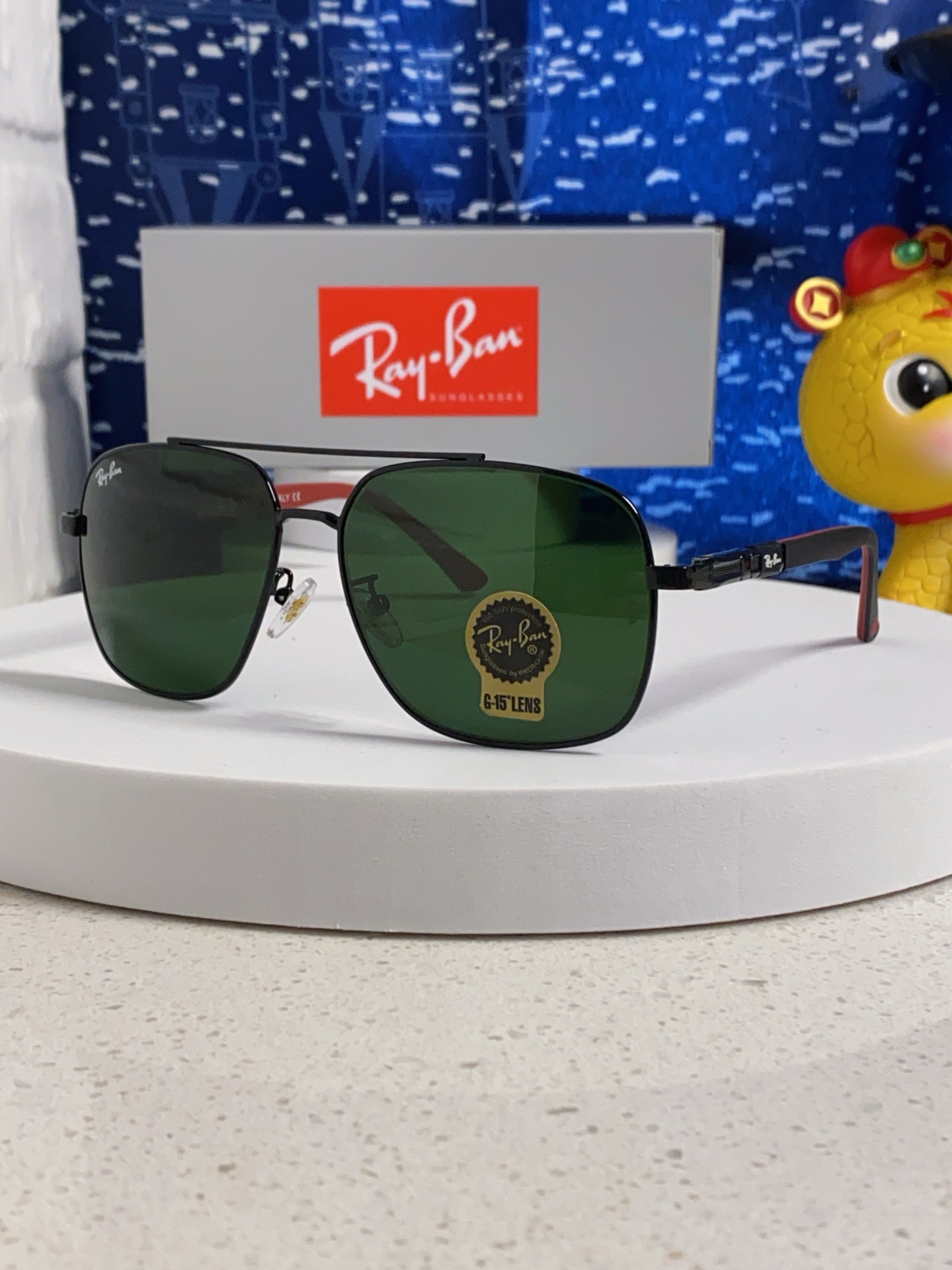  RAYBAN雷朋 2025新款 高品质玻璃镜片 太阳镜男士司机开车钓鱼眼镜男款电焊防强光墨镜大脸 RB