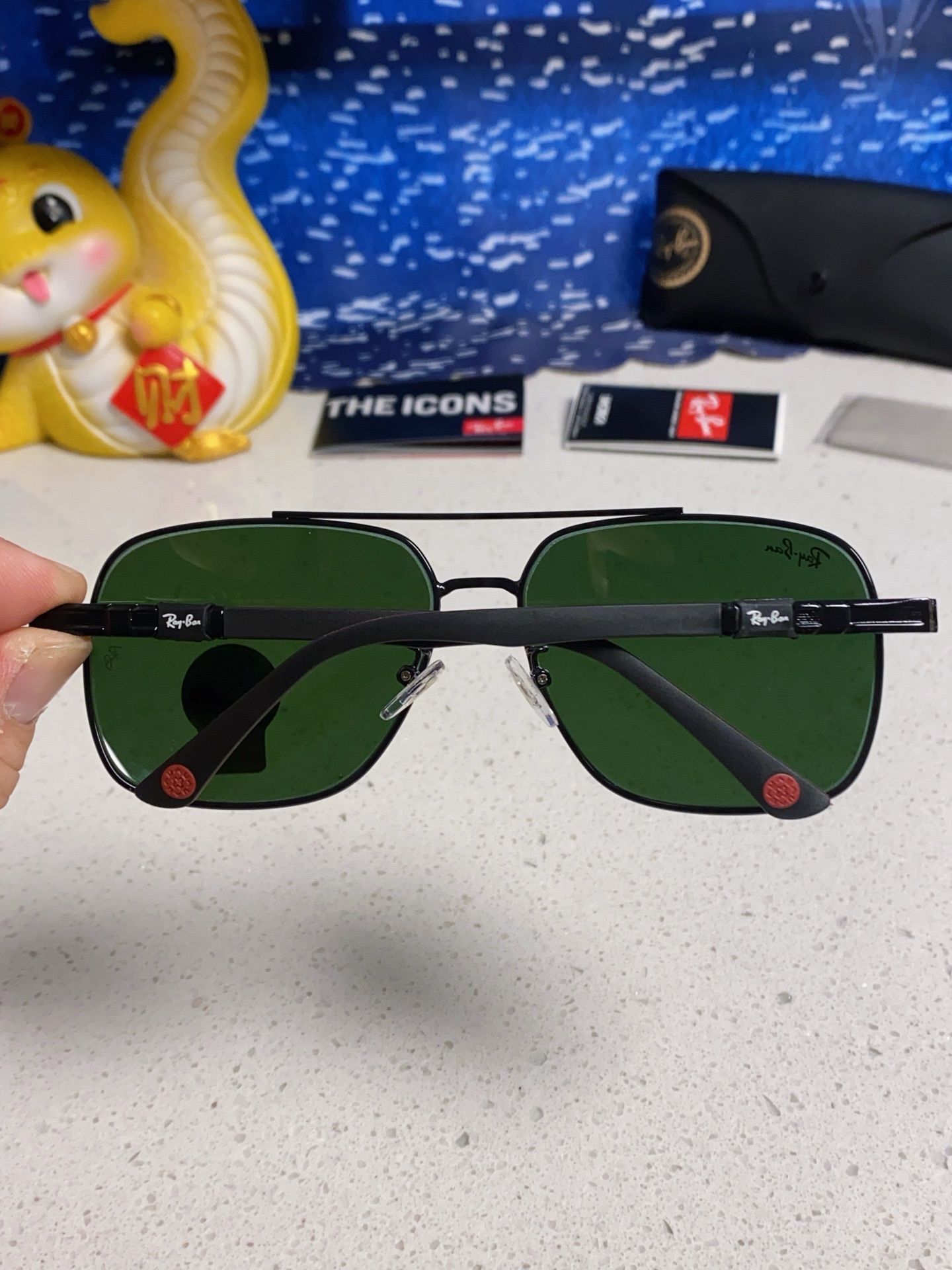  RAYBAN雷朋 2025新款 高品质玻璃镜片 太阳镜男士司机开车钓鱼眼镜男款电焊防强光墨镜大脸 RB