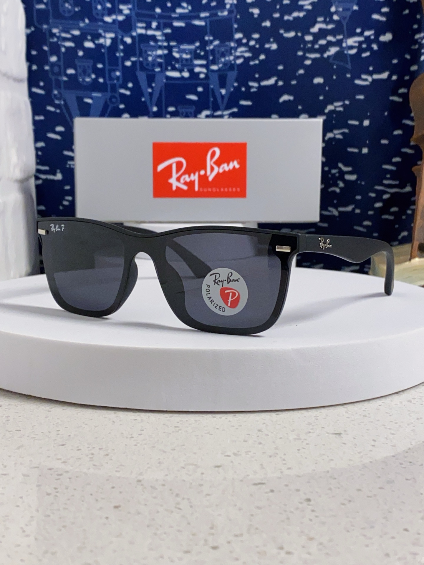  RayBan雷朋 偏光太阳镜 时尚小方框太阳镜男女通用潮流板材墨镜 RB4487 SIZE：56口16