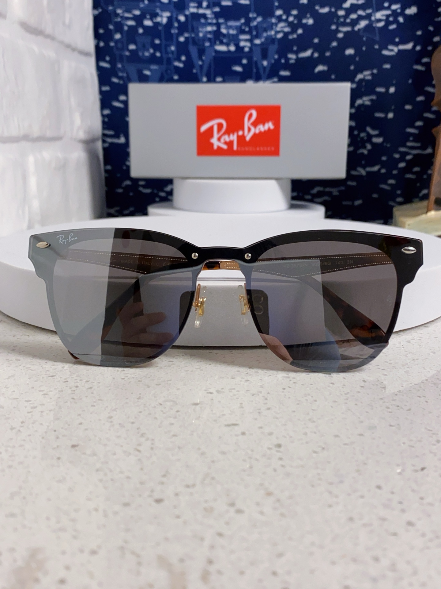  RayBan雷朋 2025时尚新款 太阳眼镜高品质高质感百搭潮酷遮阳无框反光镜片 RB3576