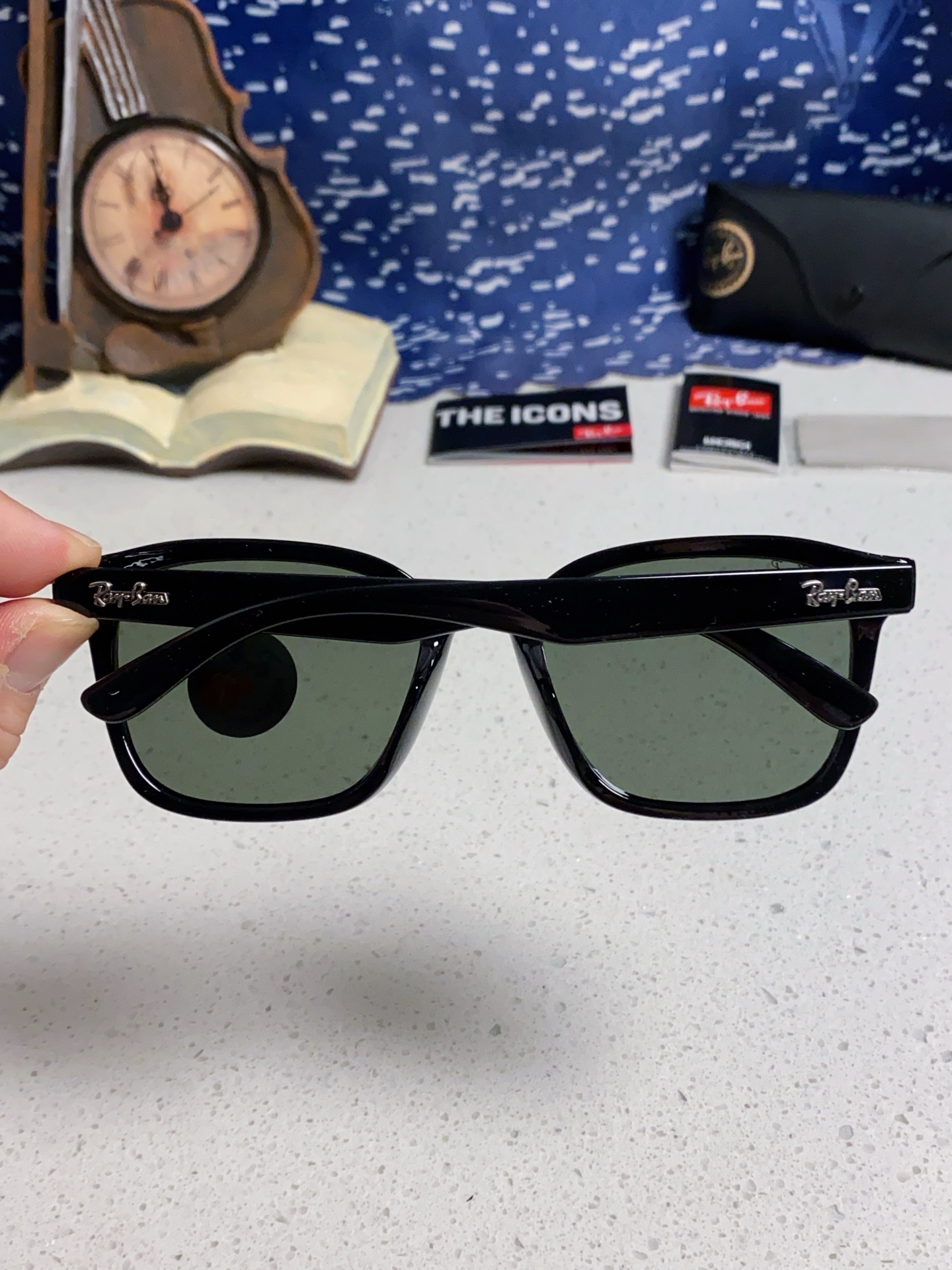  RAYBAN雷朋 2025新款成毅同款 太阳镜超轻潮方形大框时尚墨镜 男女通用 RB4392 Size
