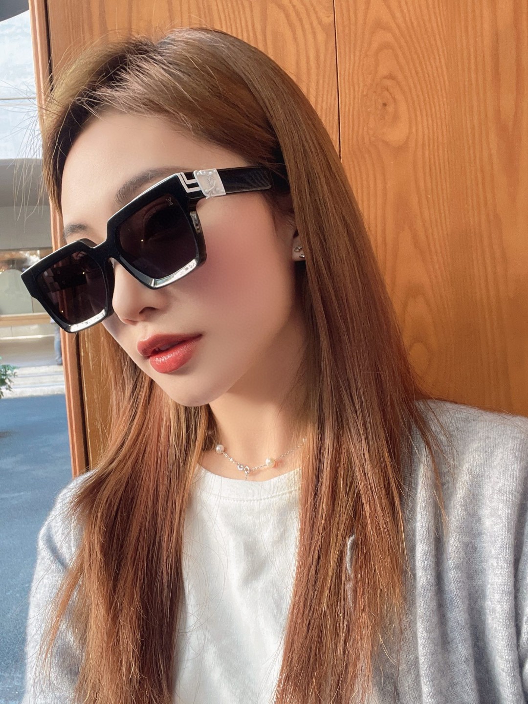  LOUIS VUITTON 路易威登 Lv2025新款百万富翁方框太阳欧美彩色男女墨镜跨境摩登时尚太阳
